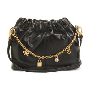 TED BAKER Leather Essie Charm Shoulder Bag